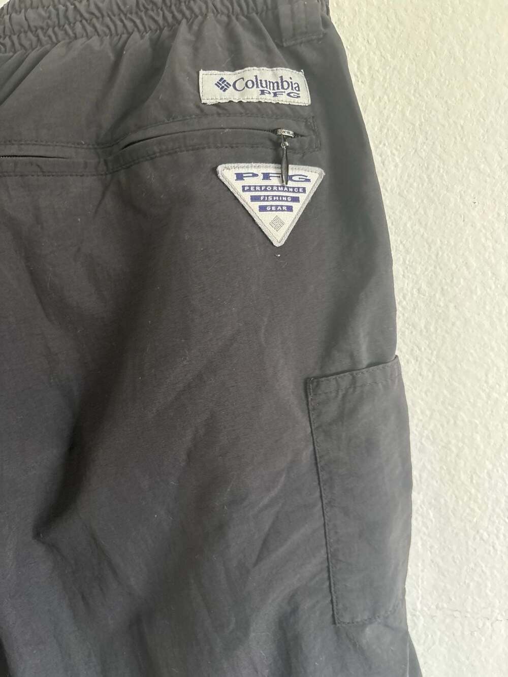 Columbia PFG Nylon Swim Trunks  Black Mens Omni-Shade size XL - Picture 3 of 4
